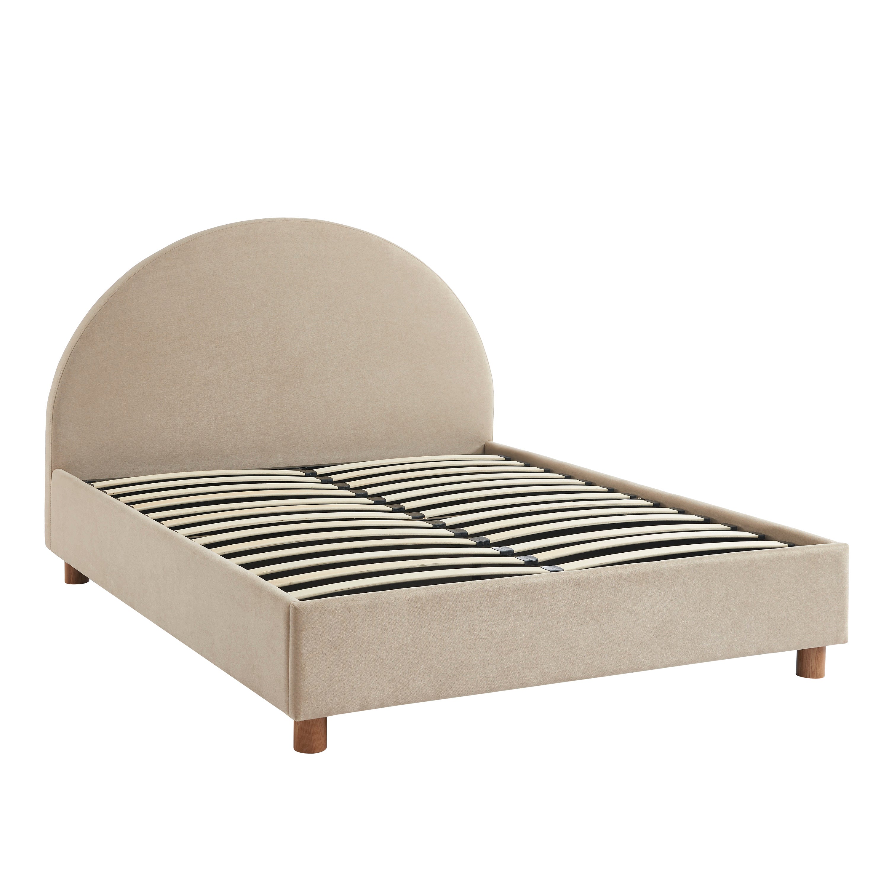 Taijo - Lit - Velours - Beige Sable