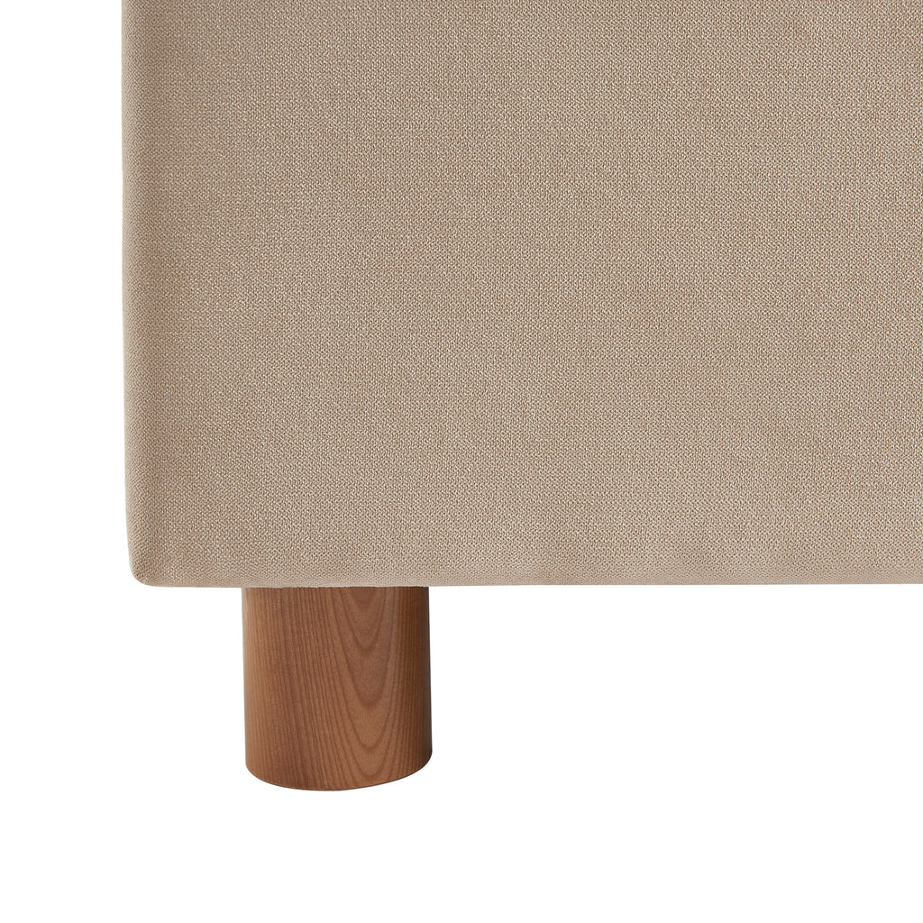 Taijo - Lit - Velours - Beige Sable