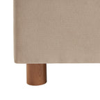 Taijo - Lit - Velours - Beige Sable