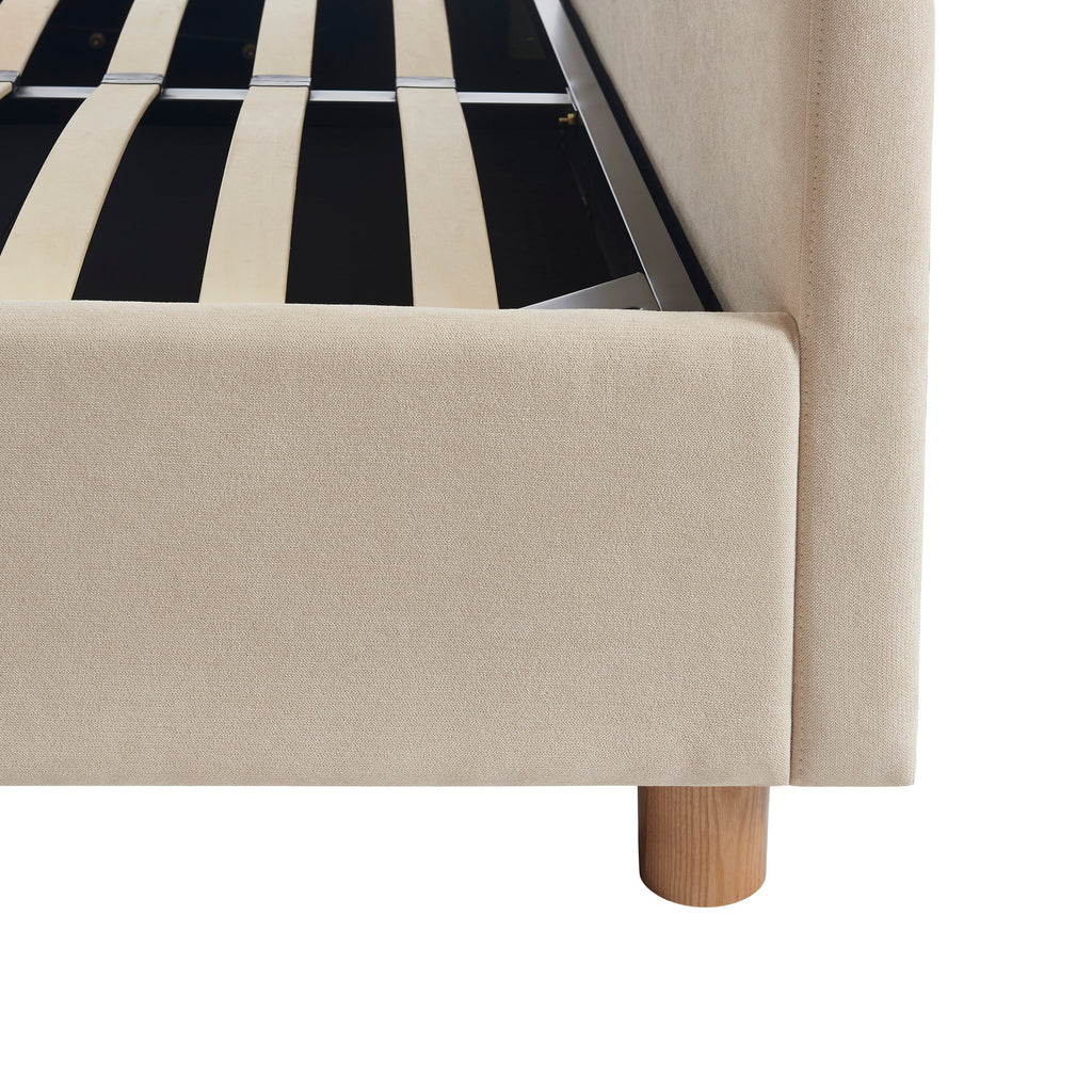 Taijo - Lit - Velours - Beige Sable