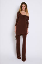 Tunique Cosima Maille Marron
