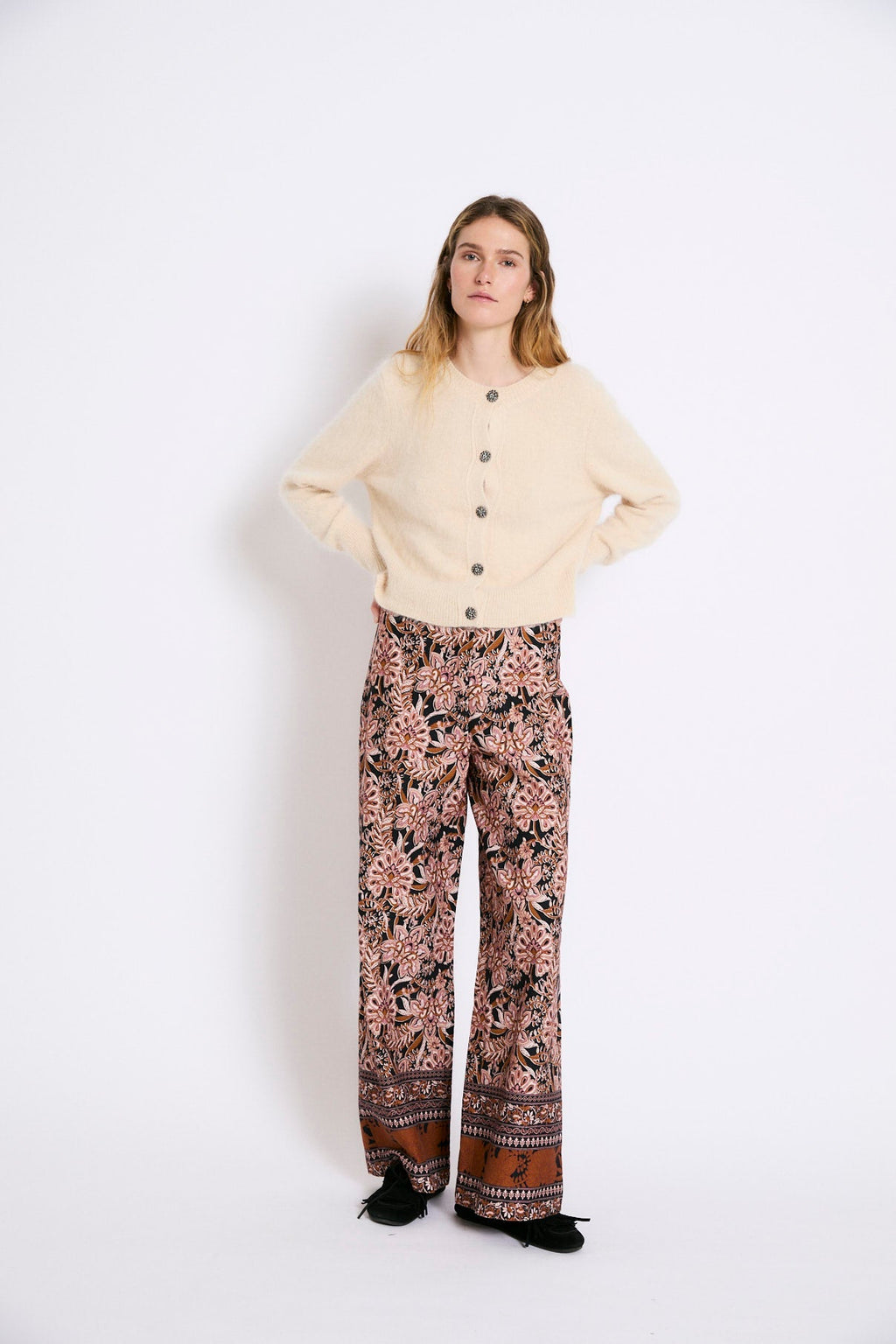 Pantalon Bruno Grecque Camel