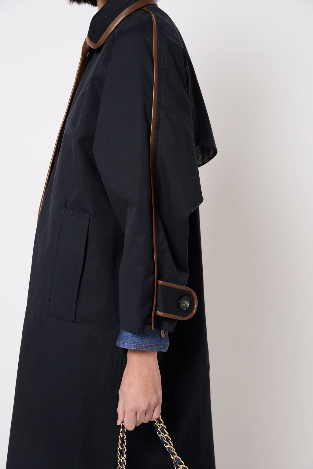 Trench Rivete Pluie Marine