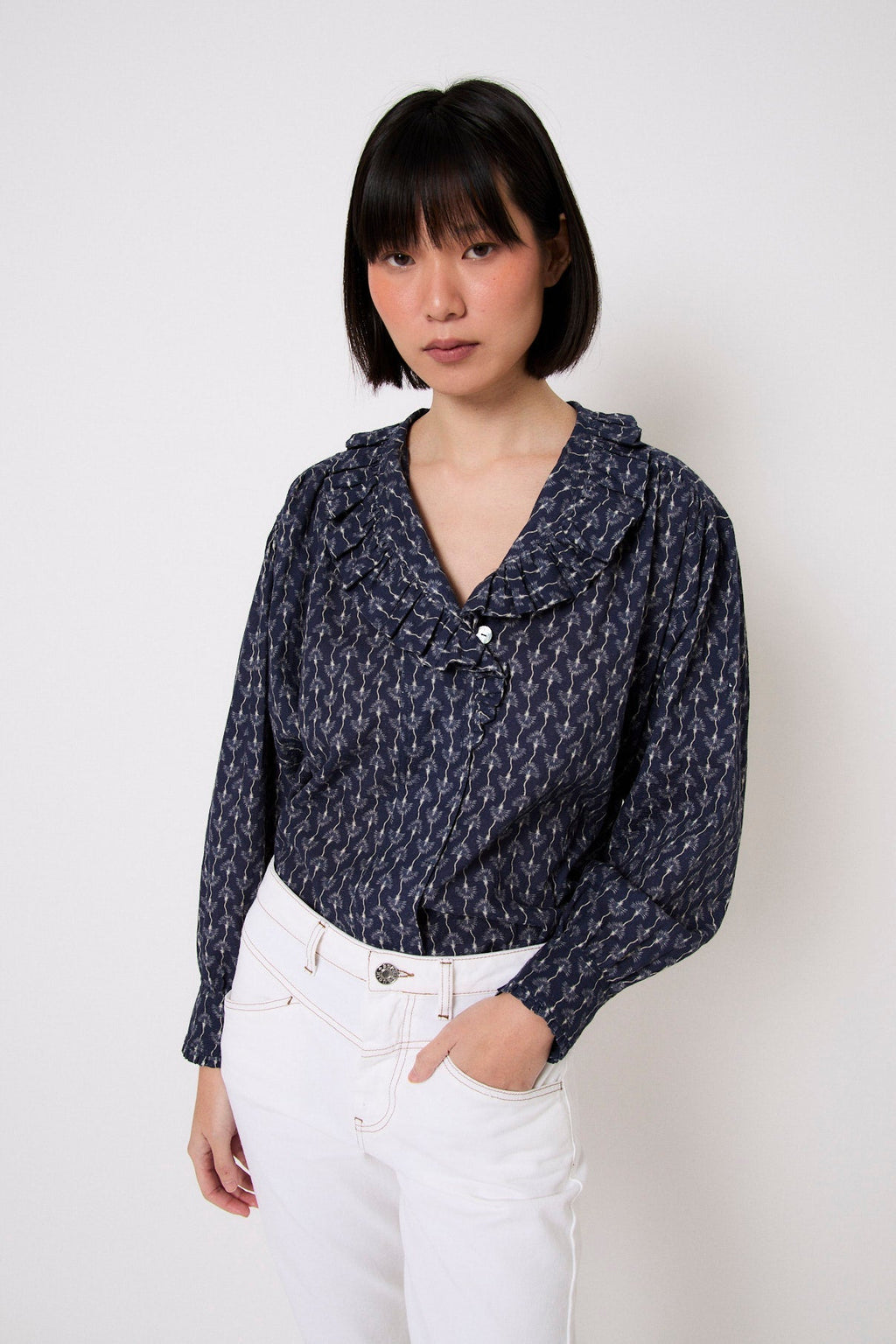 Blouse Maribel Florinda Marine
