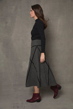 Jupe Losange Shetland Anthracite