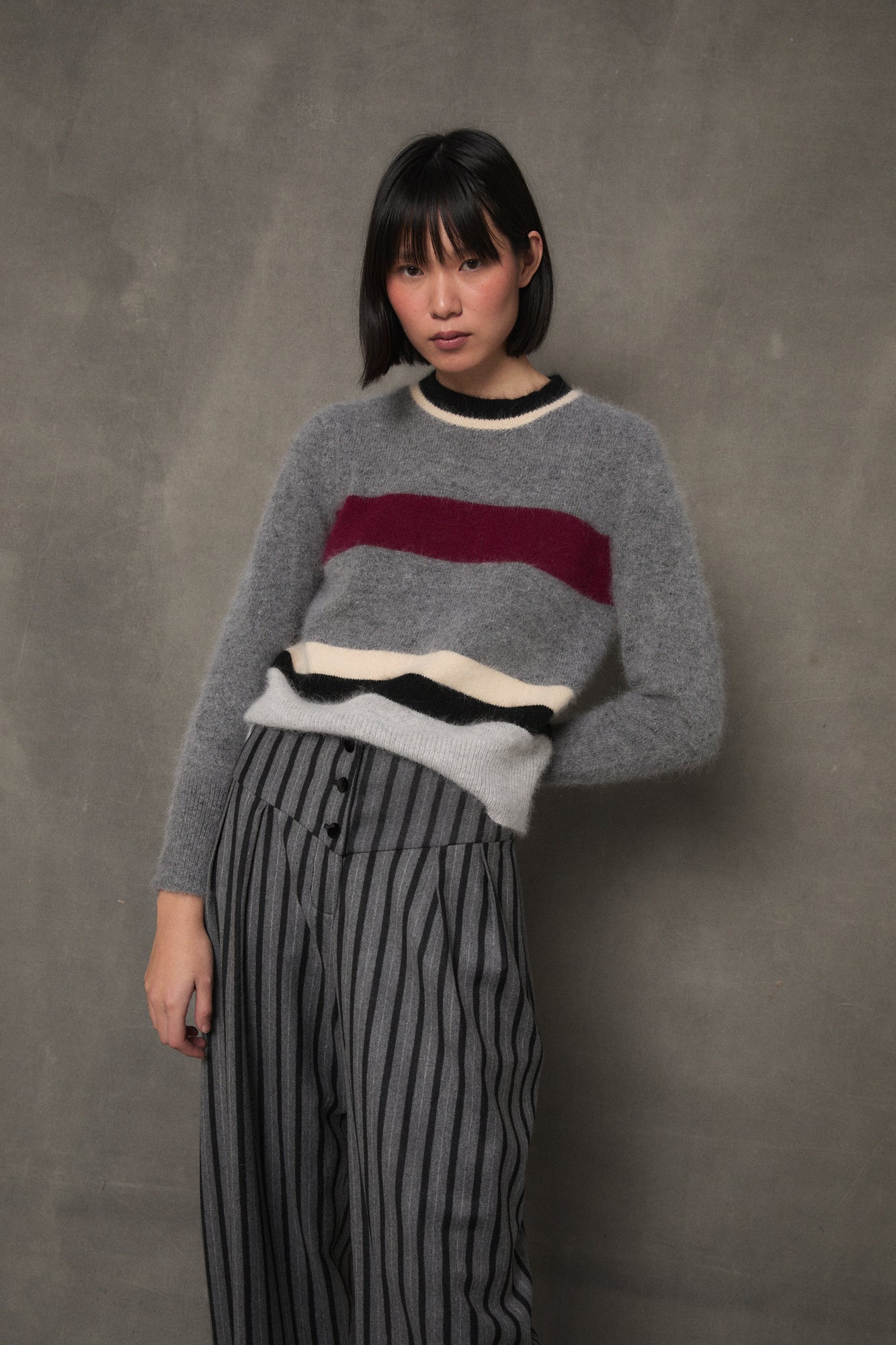 Pull Nagoya Maille Gris