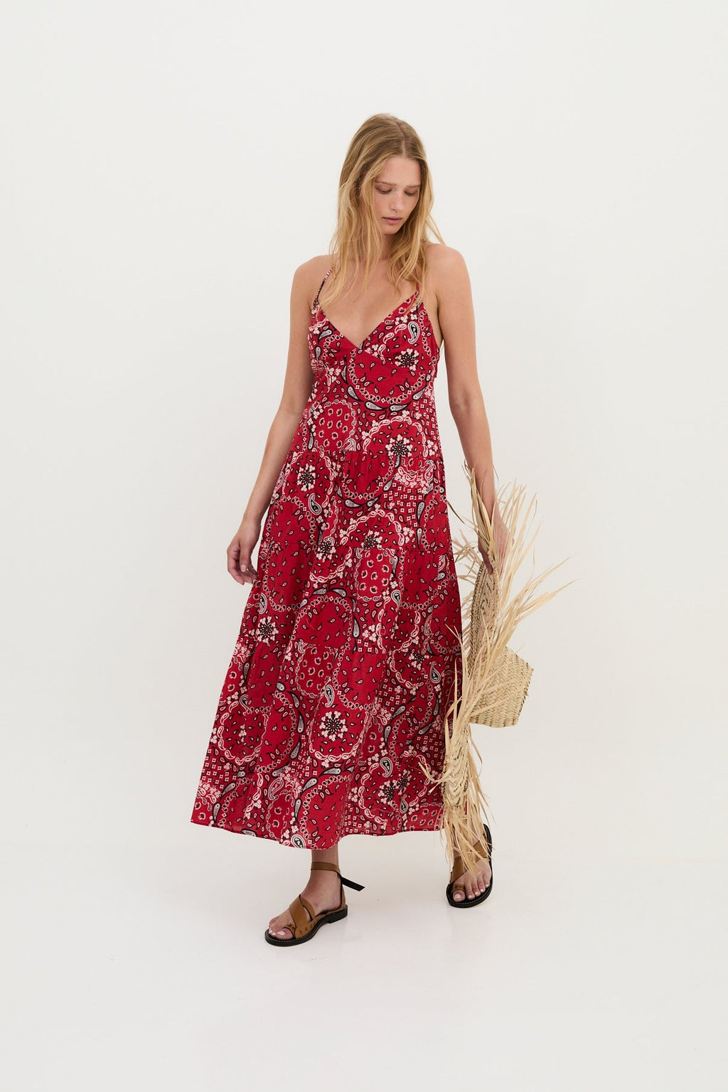 Robe Gigi Bandana Rouge