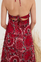Robe Gigi Bandana Rouge
