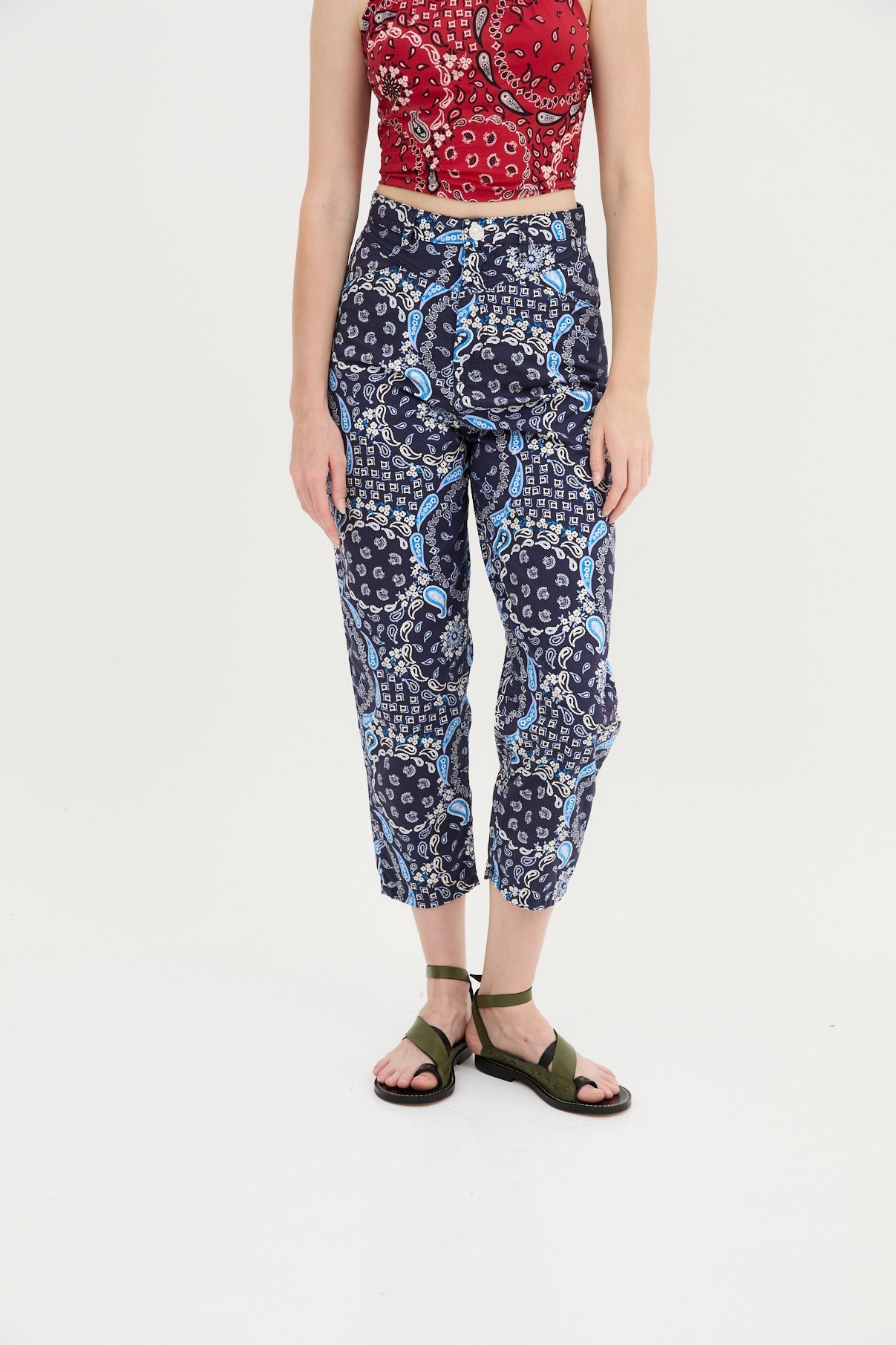 Jean Corset Bandana Bleu