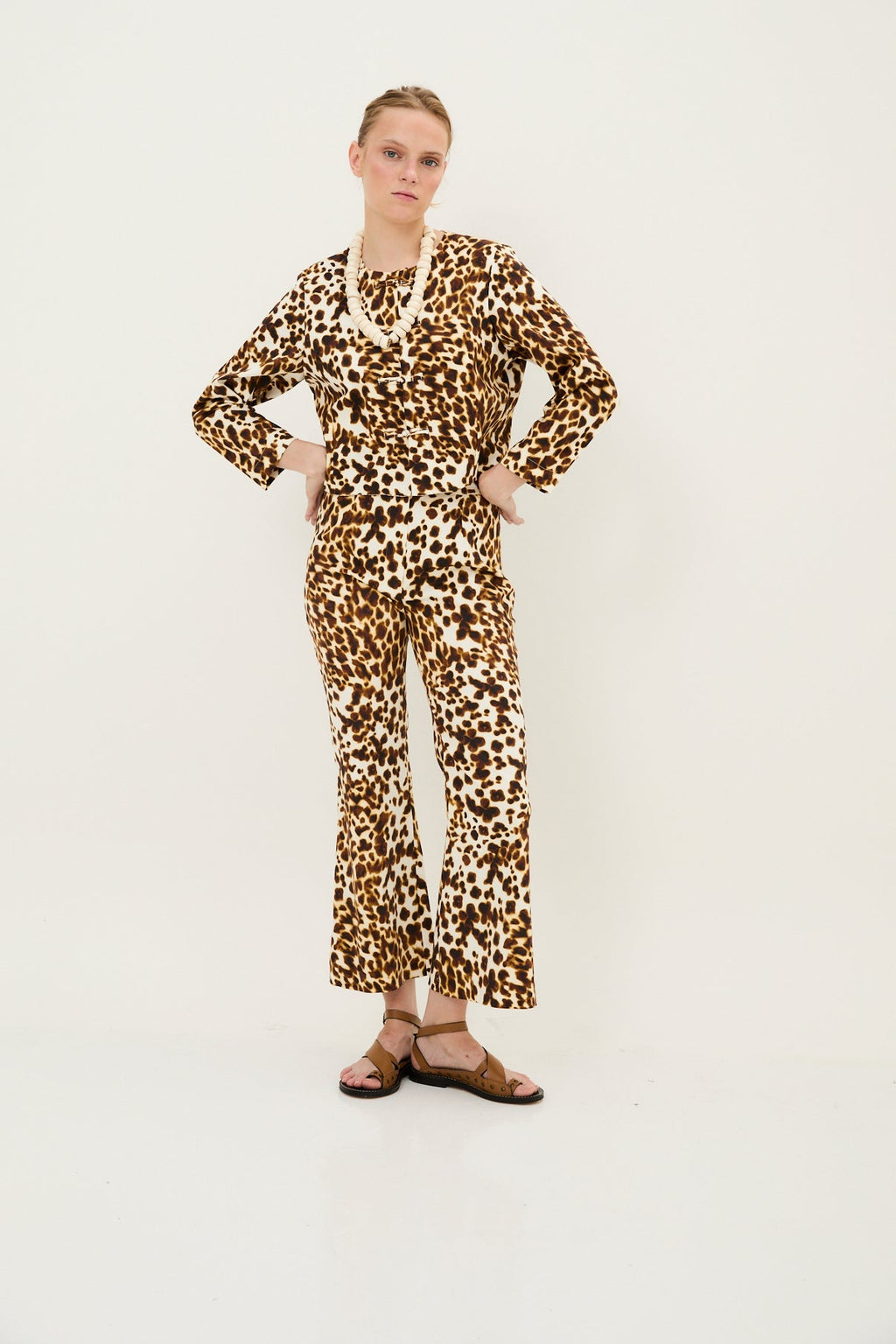 Pantalon Sixties Tache Marron