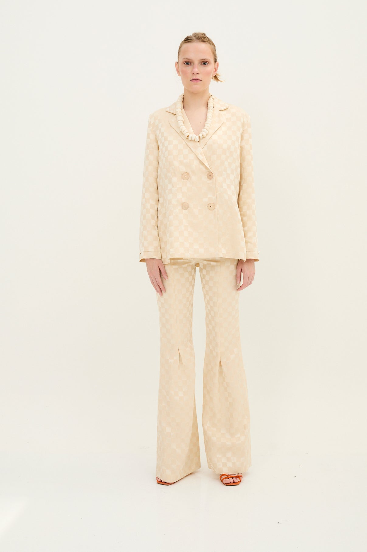 Pantalon Pli Dama Crème