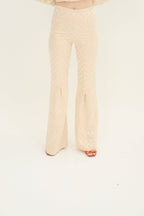 Pantalon Pli Dama Crème