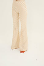 Pantalon Pli Dama Crème