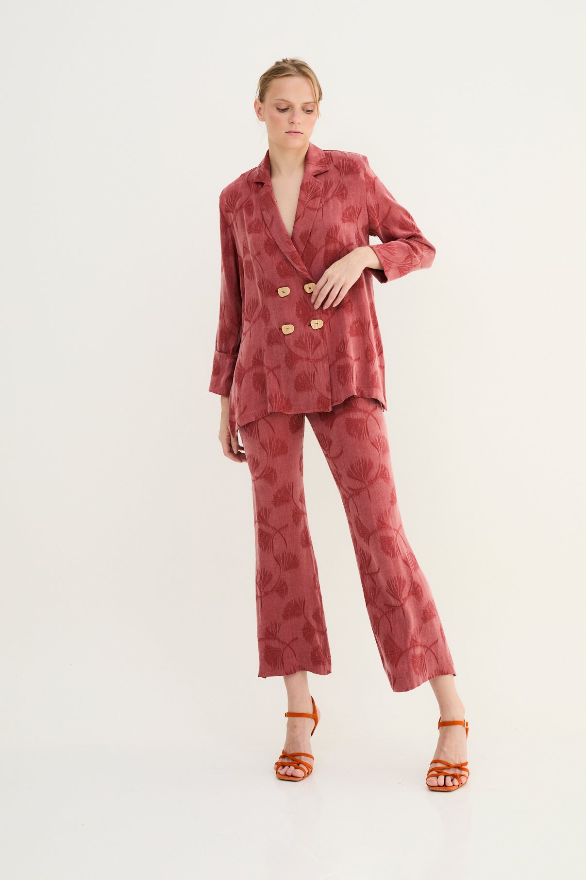 Veste Icon Palmes Sienne