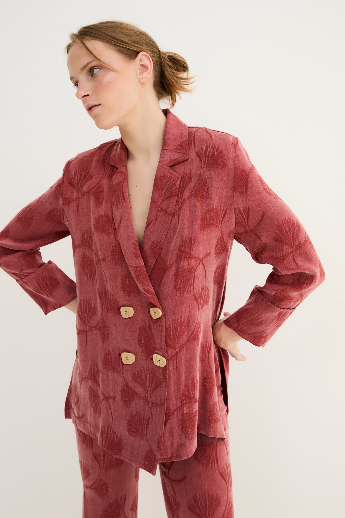 Veste Icon Palmes Sienne