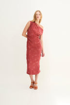Robe Sanon Palmes Sienne