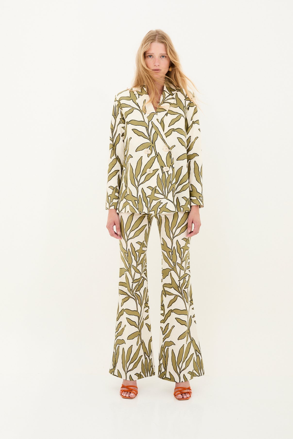 Pantalon Eighties Branches Vert