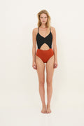 Maillot De Bain Triangle Bicolore