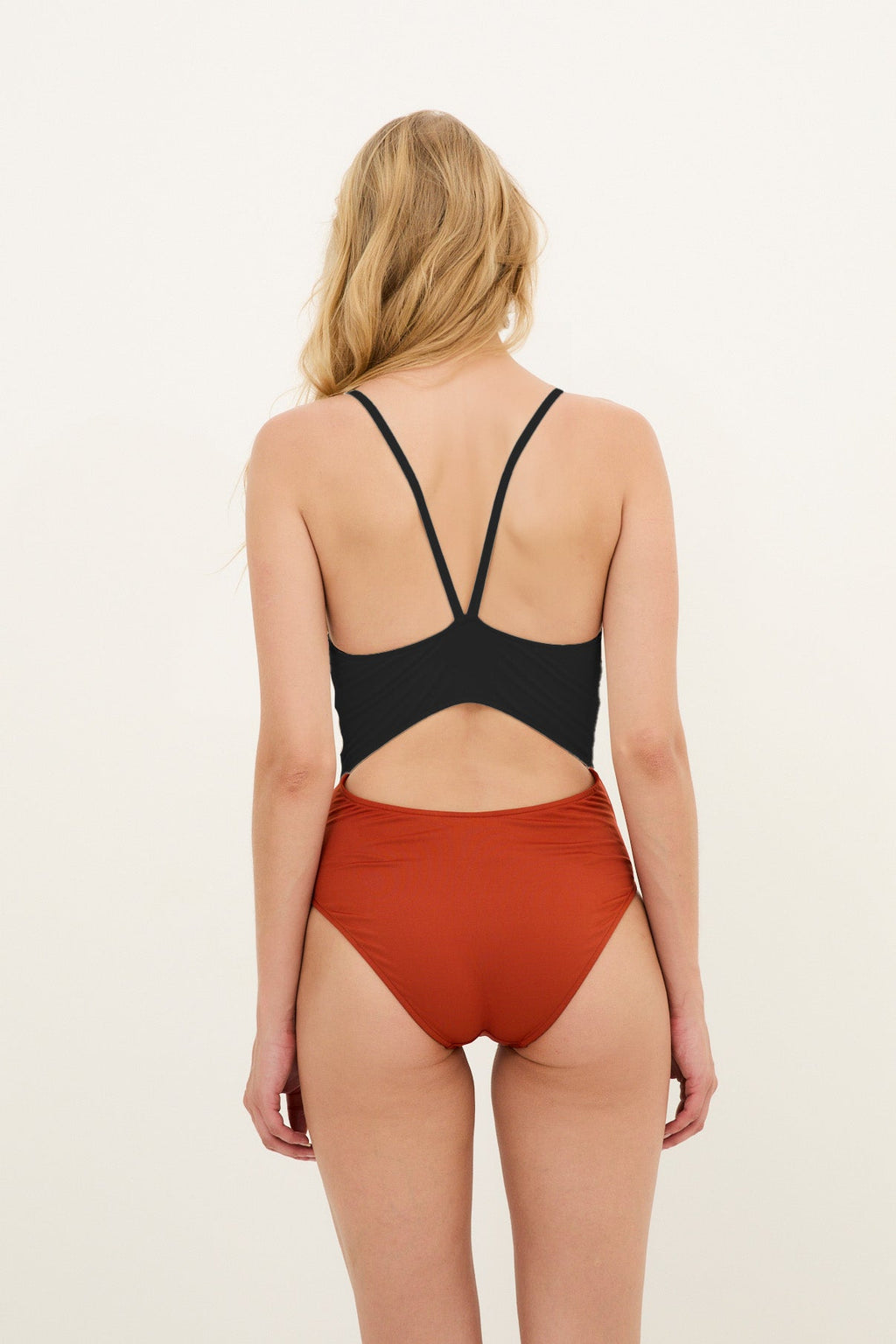 Maillot De Bain Triangle Bicolore