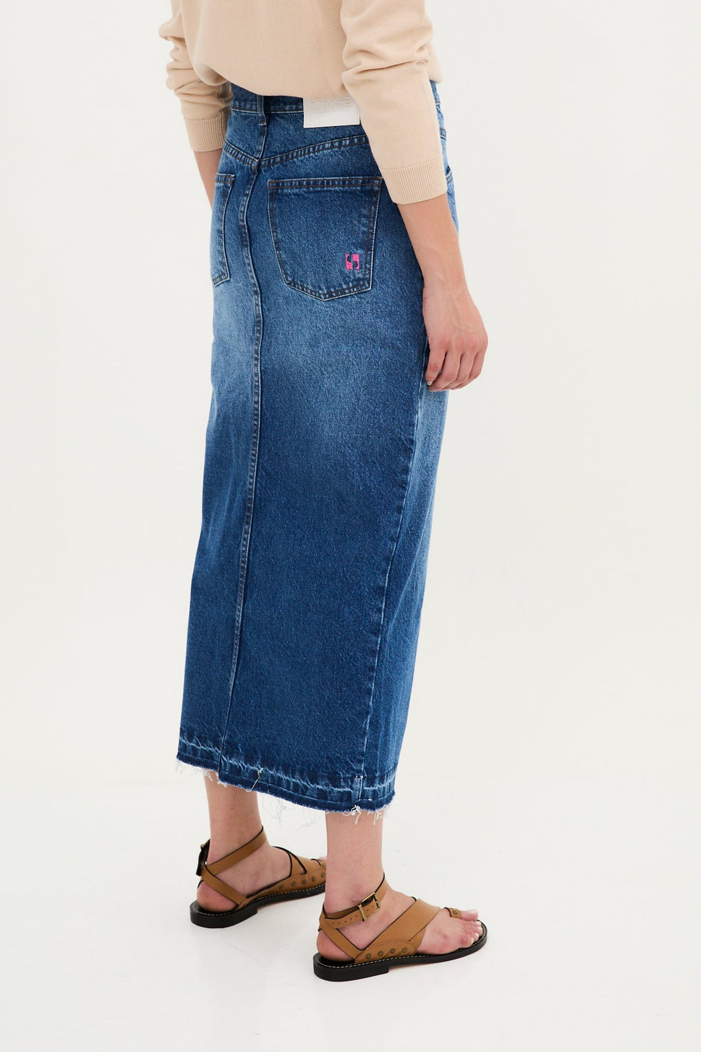 Jupe Corset Denim Bleu