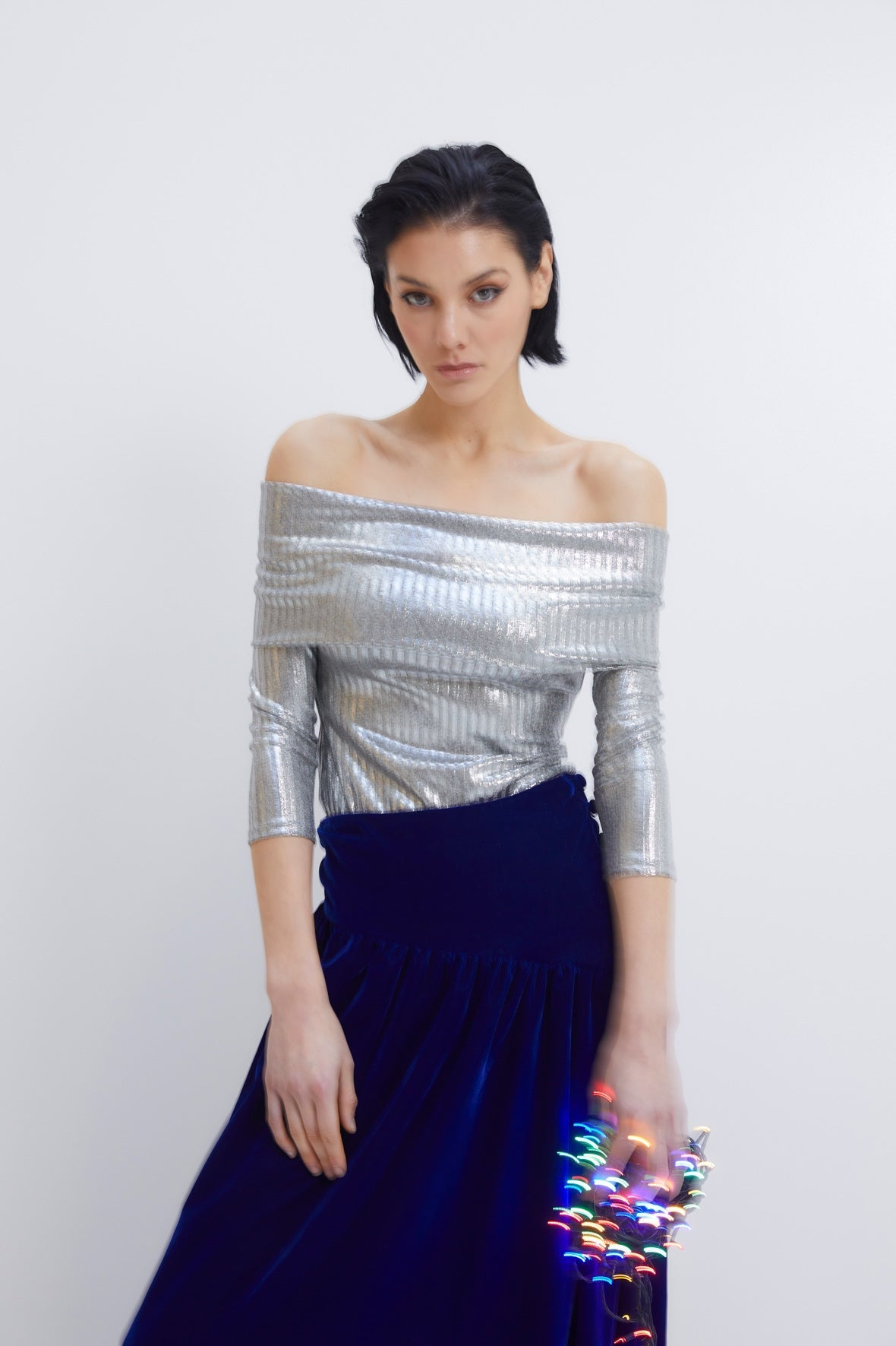 Top Giorgia Maille Argenté