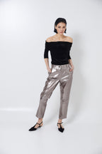 Top Giorgia Velours Noir