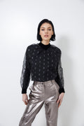 Blouse Lali Plumetis Argent