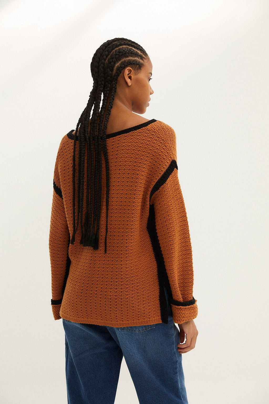 Pull Ibiza Maille Caramel
