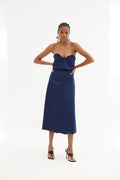 Robe Carolina Satin Nuit