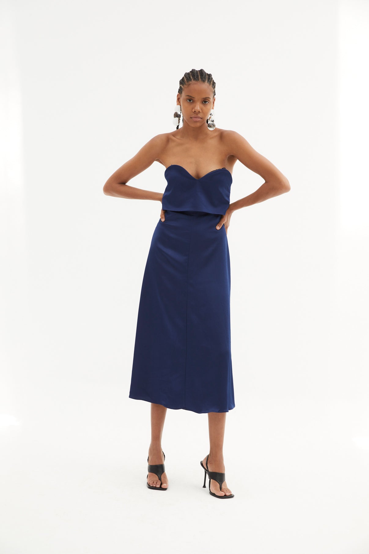 Robe Carolina Satin Nuit