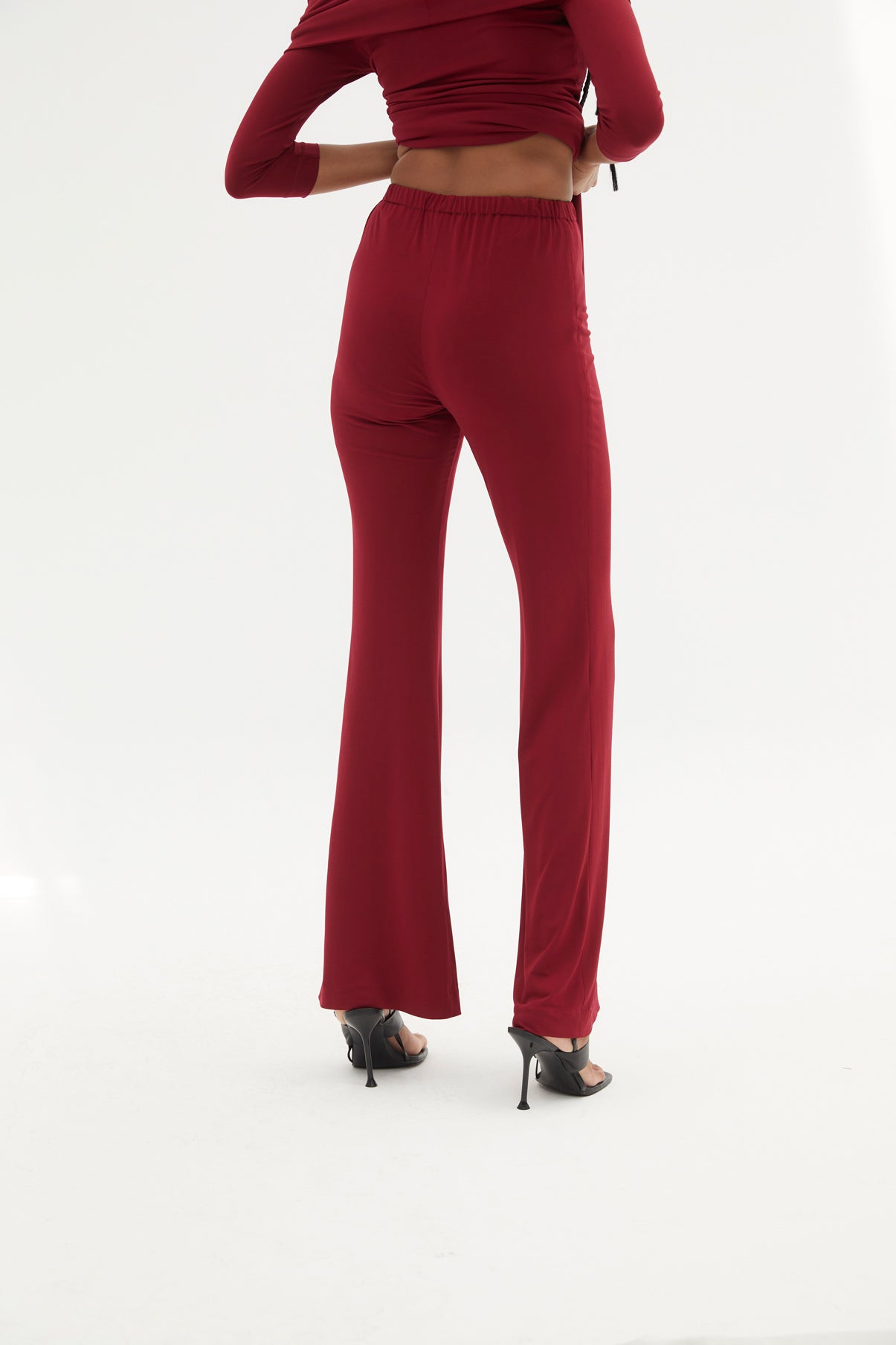 Pantalon Sixties Maille Griotte