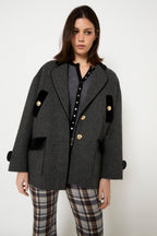 Manteau Dakota Shetland Anthracite