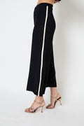 Pantalon Biais Crêpe Noir