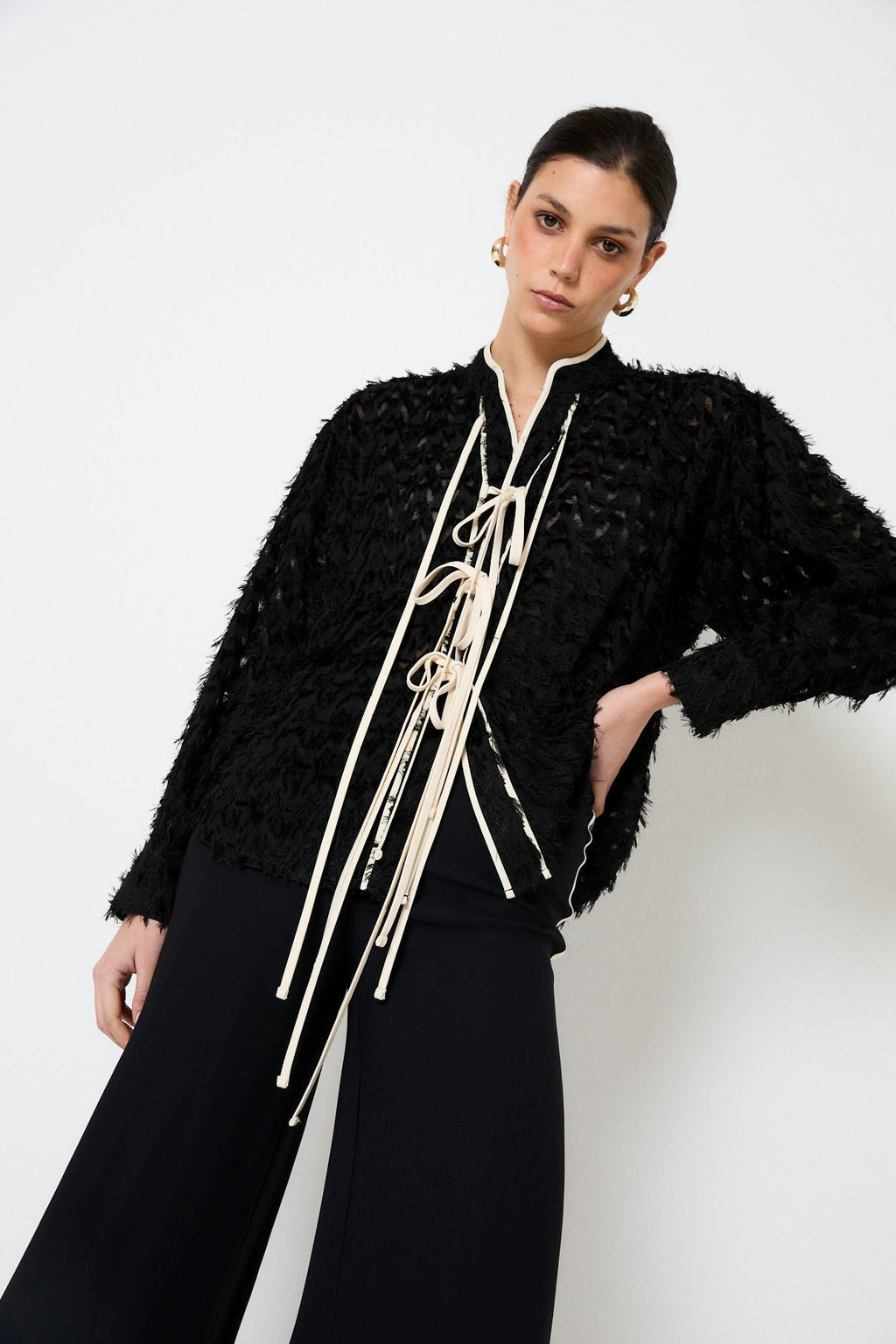 Veste Tokyo Peluche Noir