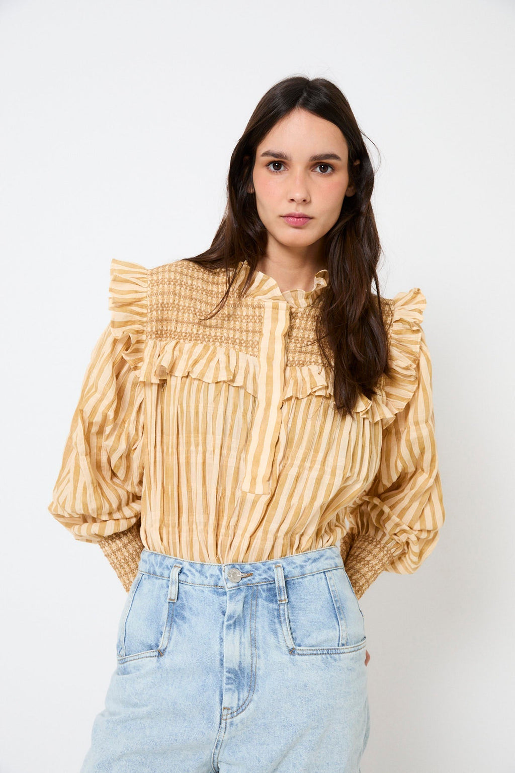 Blouse Conchita Nid D'Abeille Paille