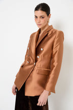 Blazer Joya Dupion Terre