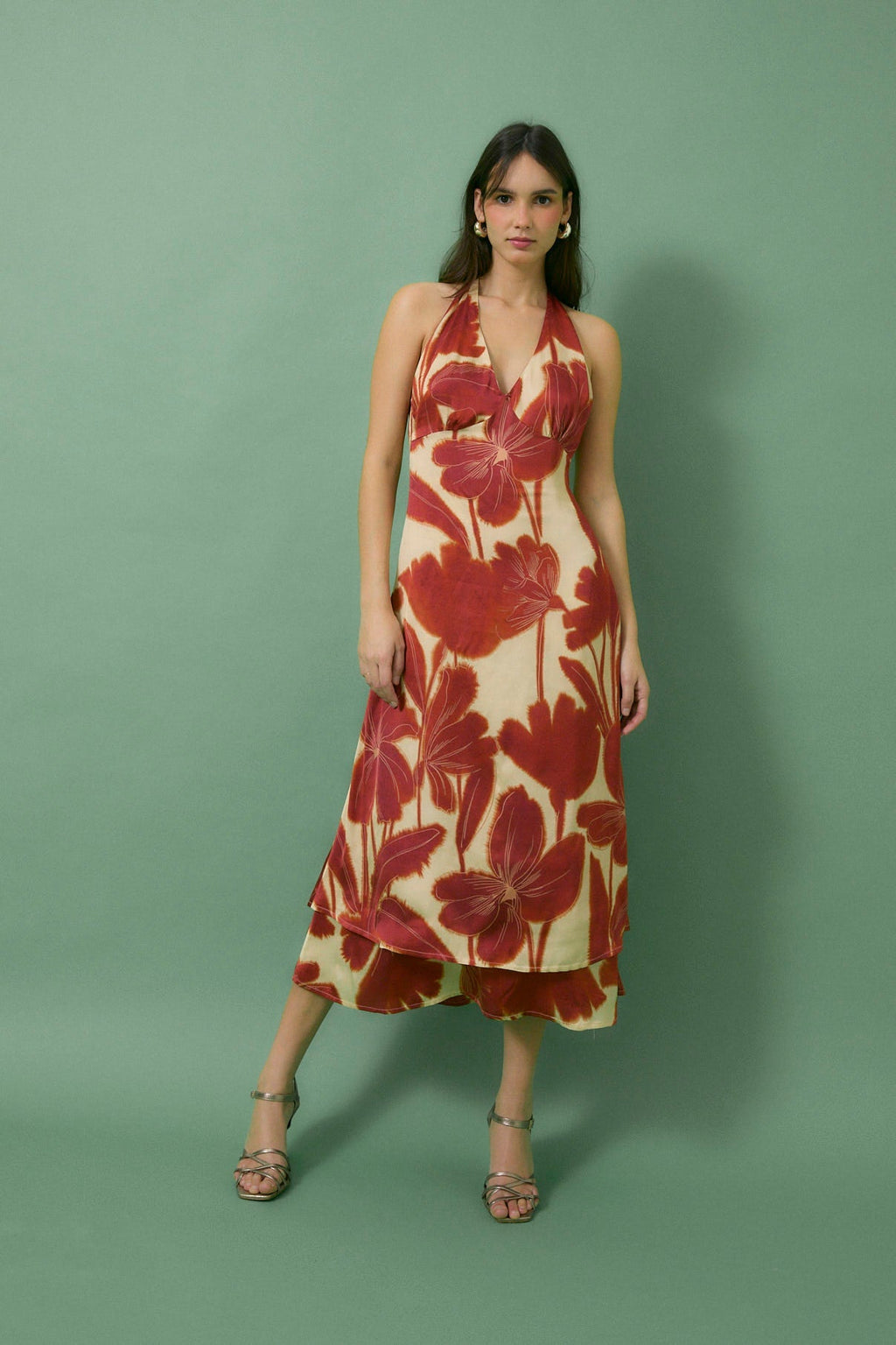 Robe Patricia Nénuphar Carmin