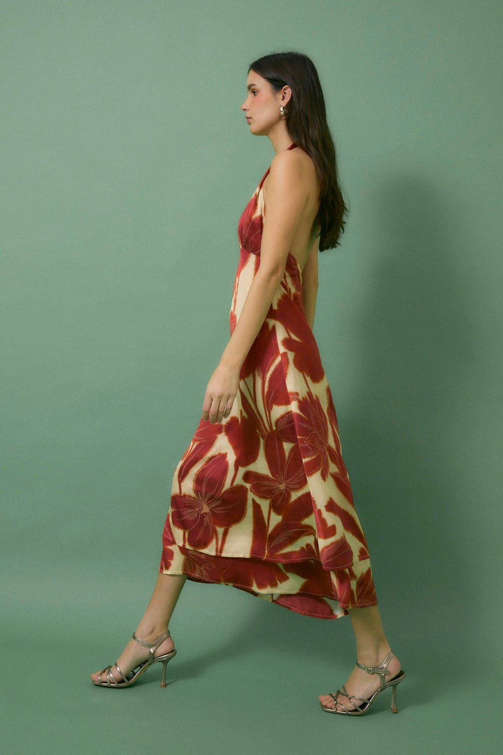 Robe Patricia Nénuphar Carmin