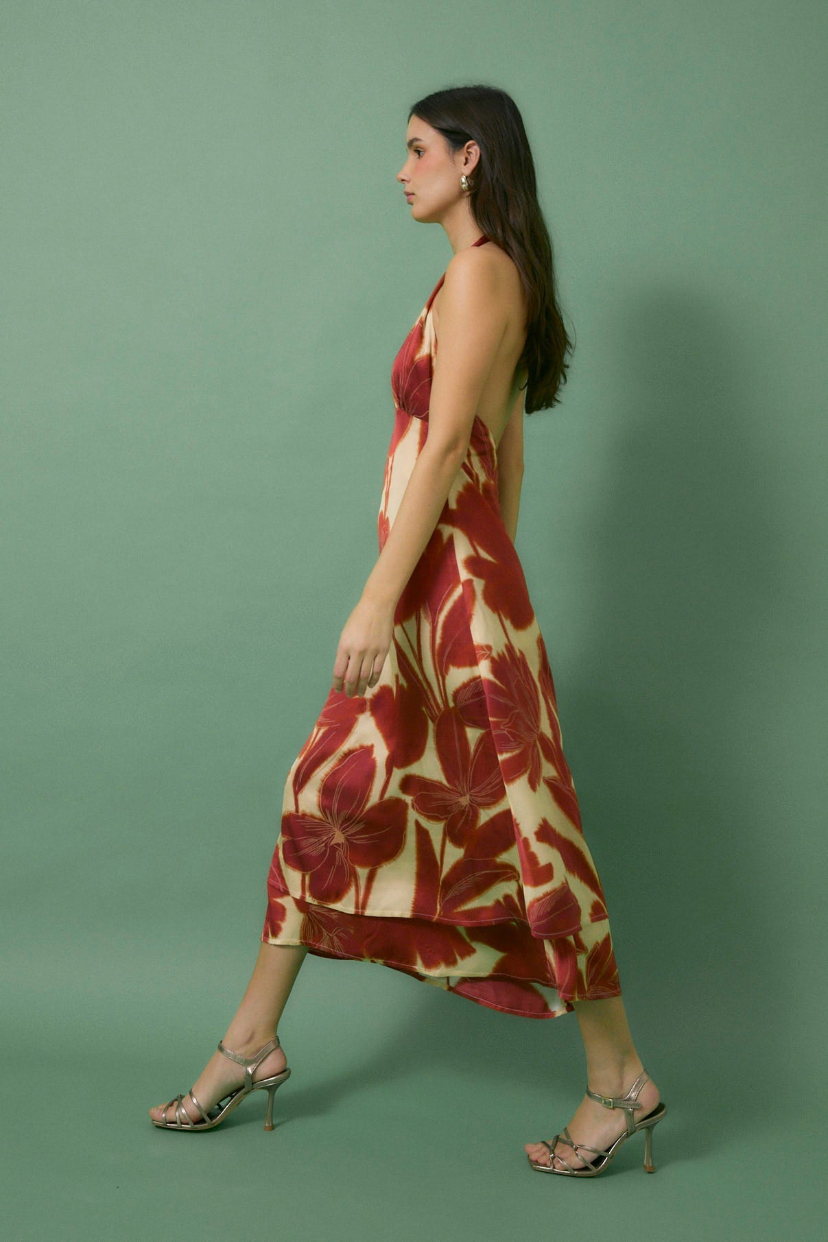 Robe Patricia Nénuphar Carmin