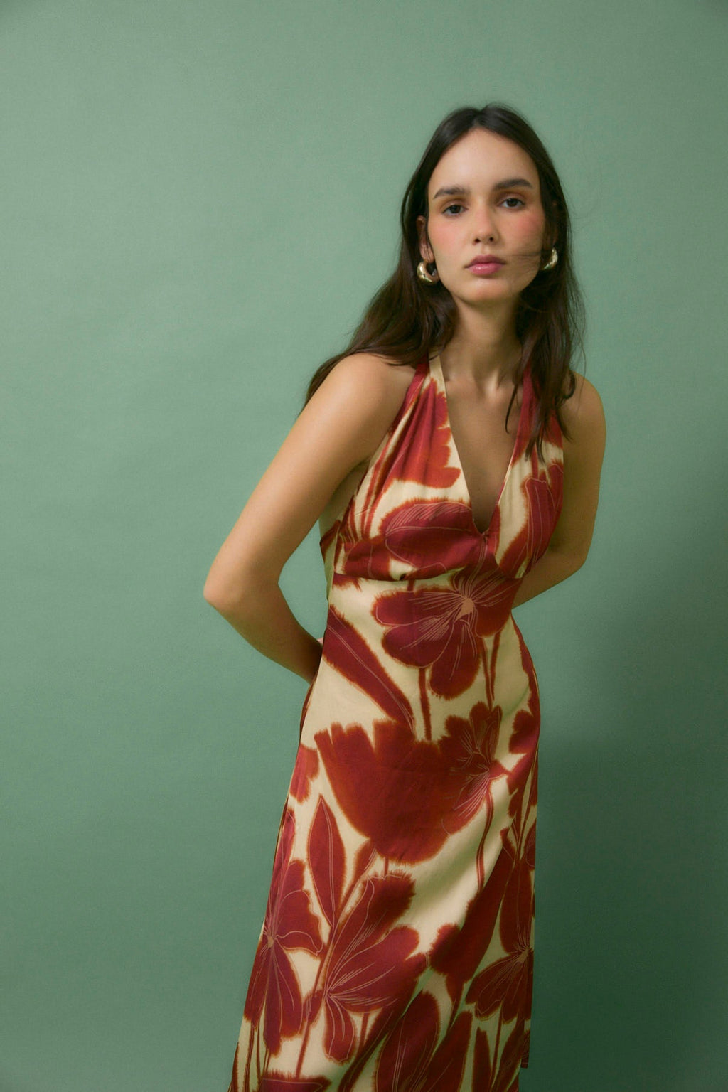 Robe Patricia Nénuphar Carmin