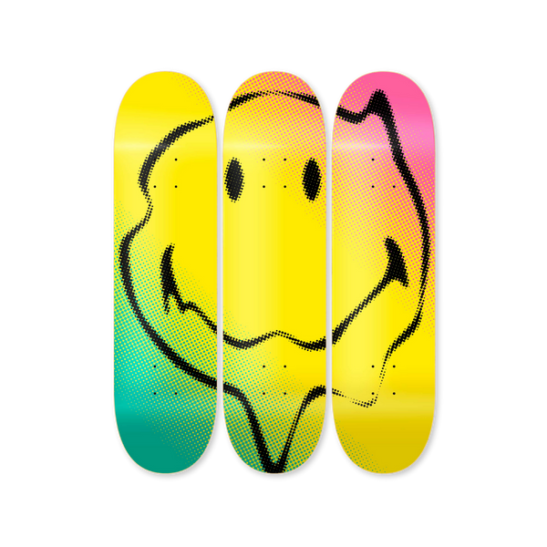 Acid House Skateboard art by the skateroom