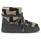 Bottines Shearling Zigzag - Brown
