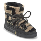 Bottines Shearling Zigzag - Brown