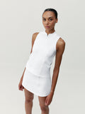 T-Shirt Soleil - Blanc - Femme