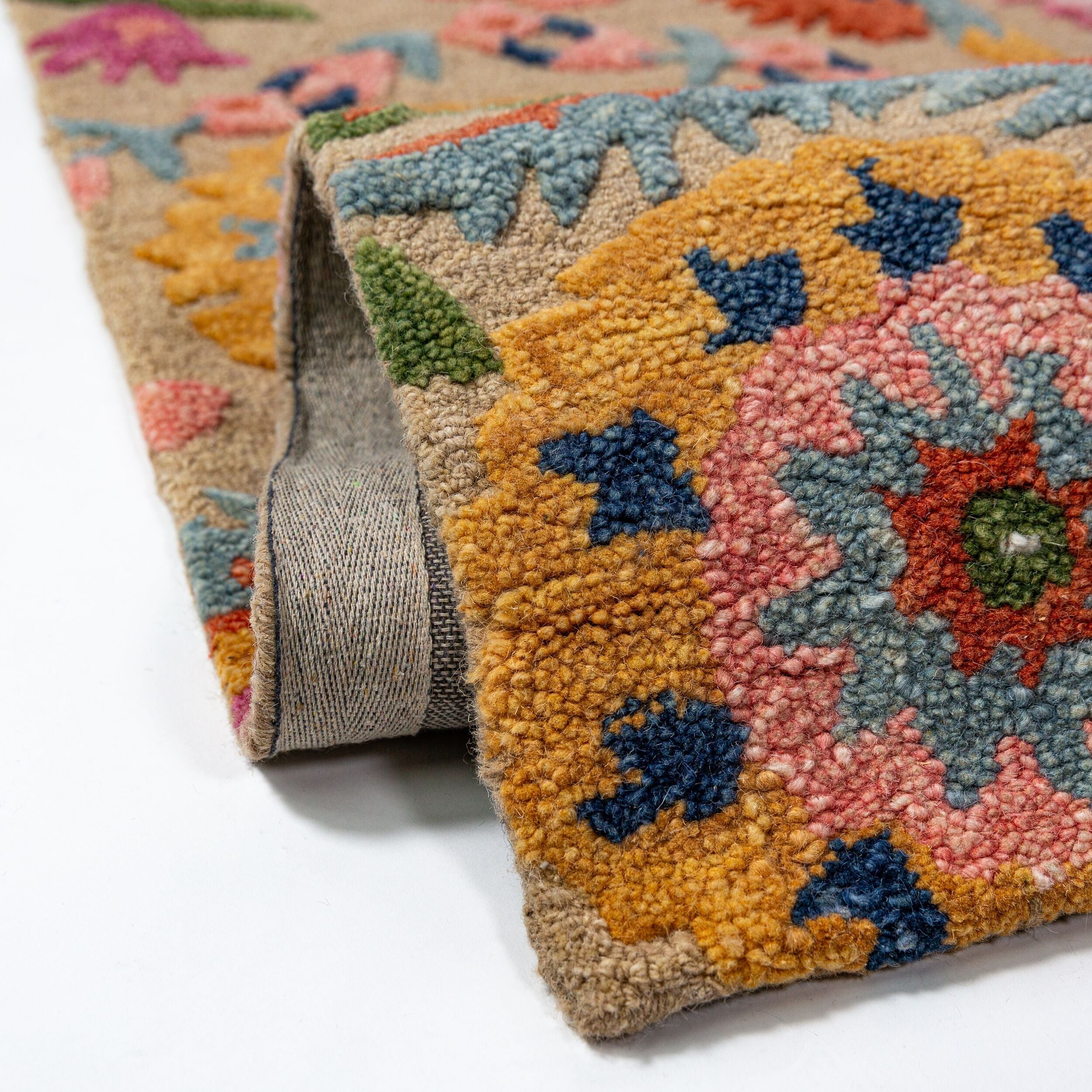 Amira Floral - Tapis En Laine De Couloir