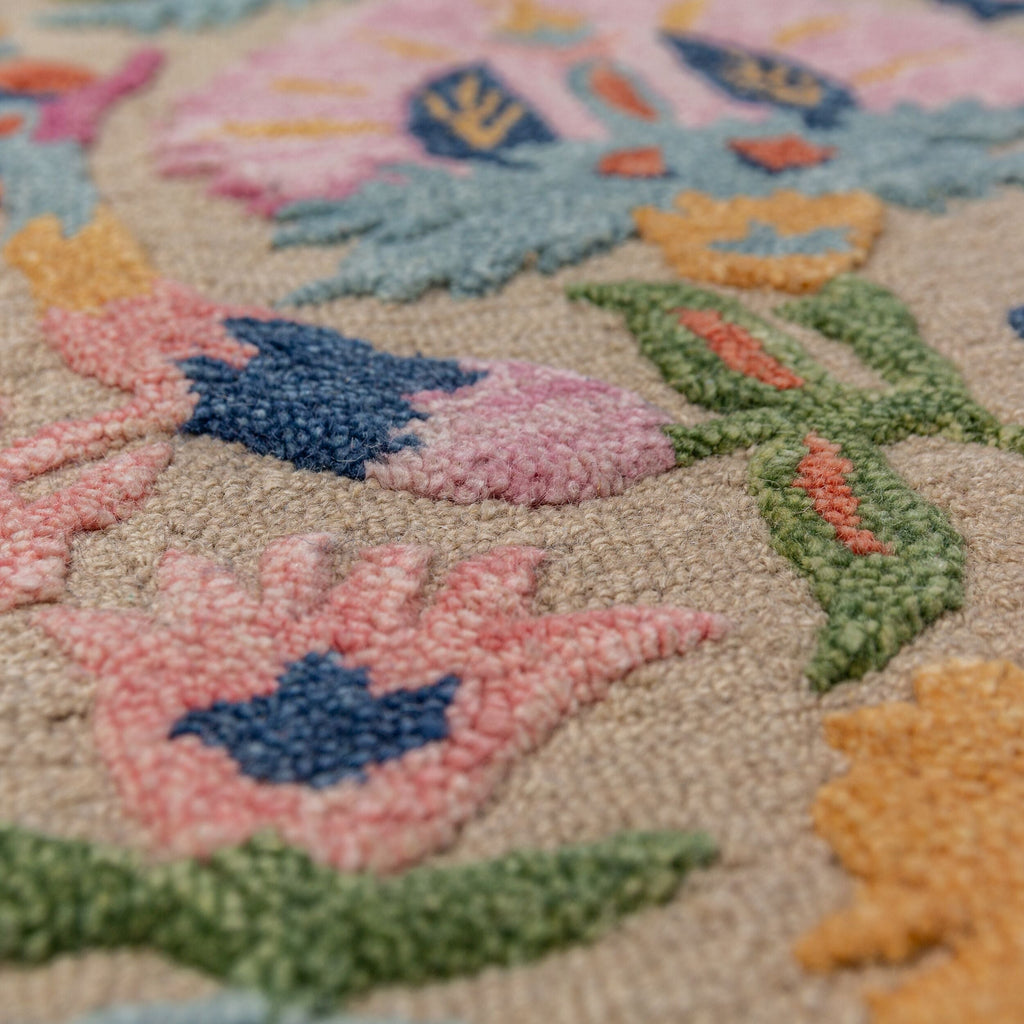 Amira Floral - Tapis En Laine De Couloir
