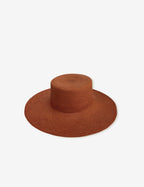 Chapeau Paille Solveig Jr - Terracotta