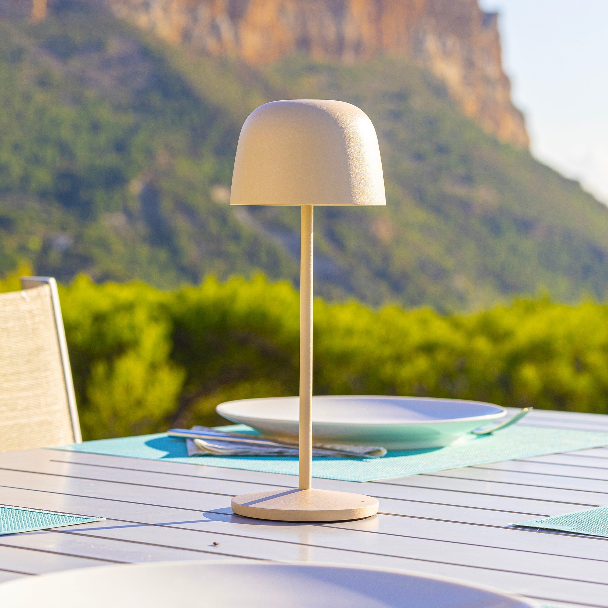 Lampe De Table Sans Fil - Sophia Cream