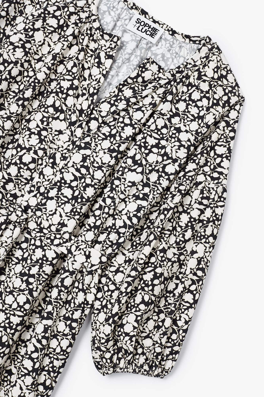 Tunique Black Bicolore Velours Côtelé Noir