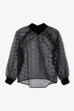 Blouse Lali Plumetis Argent